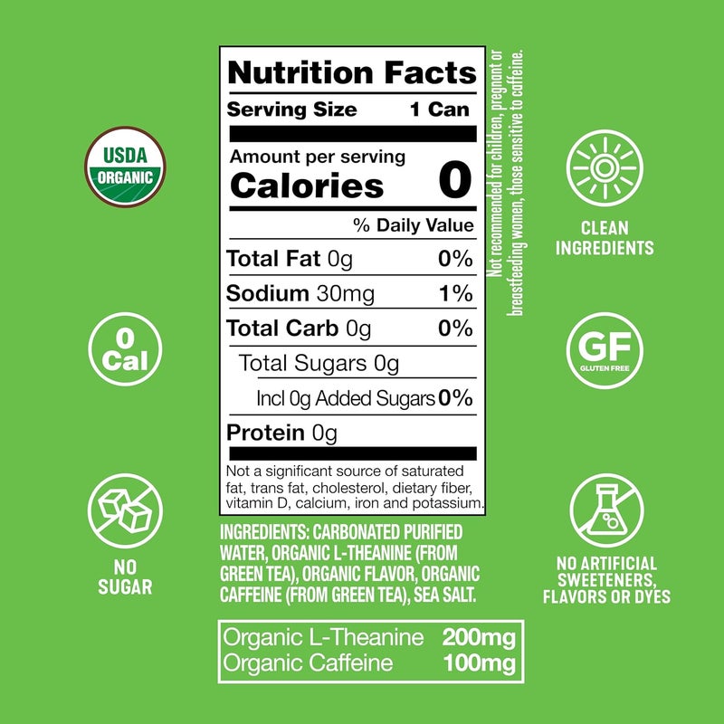 ARDOR ENERGY Sparkling Water - Mexican Lime 12 Pack - Image 5